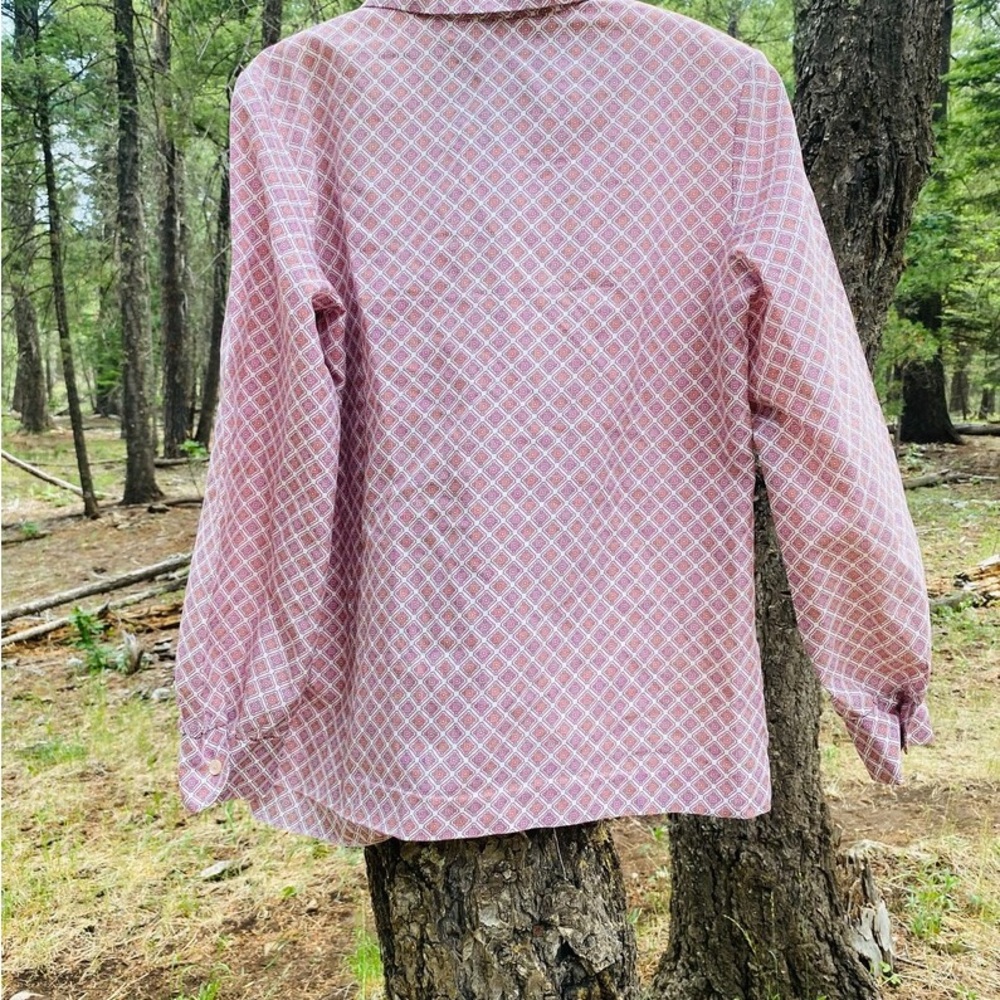 Vintage Geometric Button Up - Picture 7 of 7